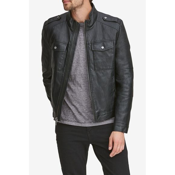 Andrew Marc Other - Andrew Marc Bruckner Faux Leather Jacket NWOT XL